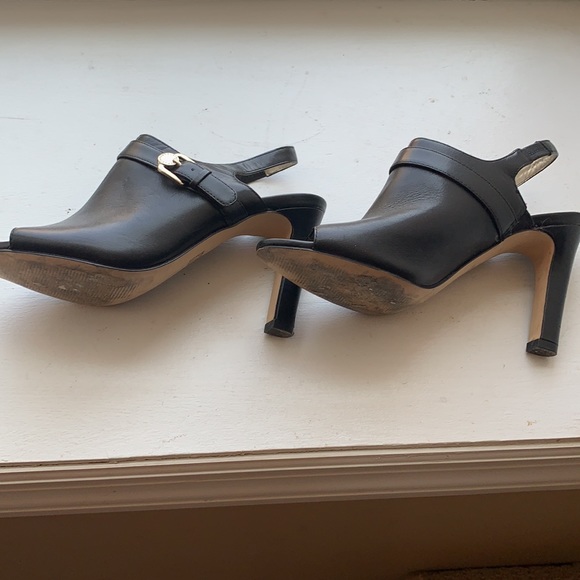 Anne Klein leather open toe high heel sandal - Picture 6 of 9